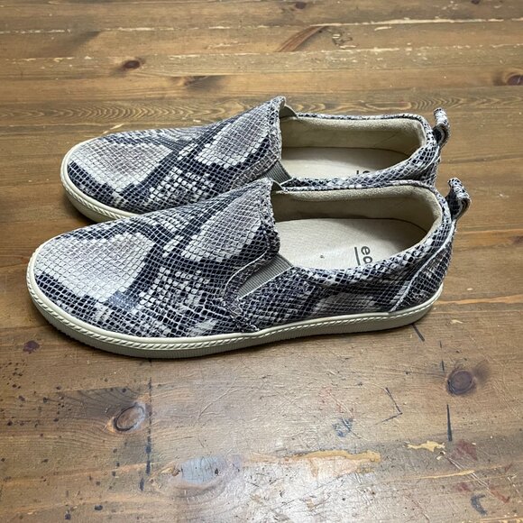 Earth Pull On Loafers Leather Snake Print Women's Size 8.5 - Picture 3 of 7